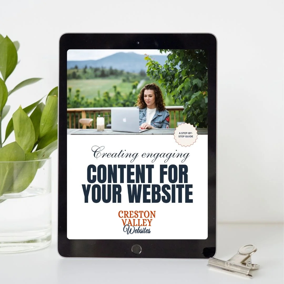 Creston Valley Websites promo - Creating engaging content for your website